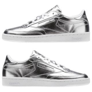 Reebok Sneaker CLUB C 85 S SHINE   SILVER/WHITE