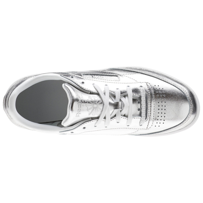 Reebok Sneaker CLUB C 85 S SHINE   SILVER/WHITE