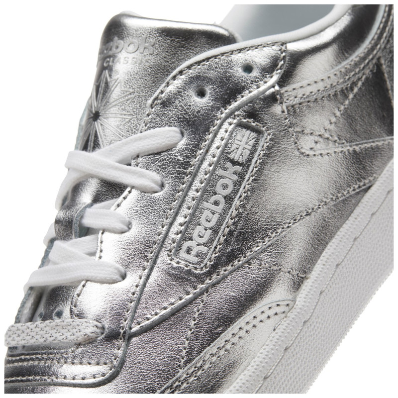 Reebok Sneaker CLUB C 85 S SHINE   SILVER/WHITE