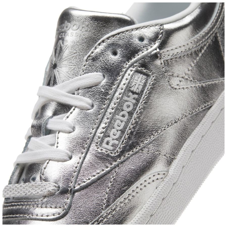 Reebok Sneaker CLUB C 85 S SHINE   SILVER/WHITE 