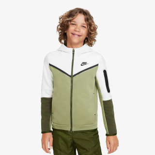 Nike Kapucnis pulóver B NSW TCH FLC FZ 