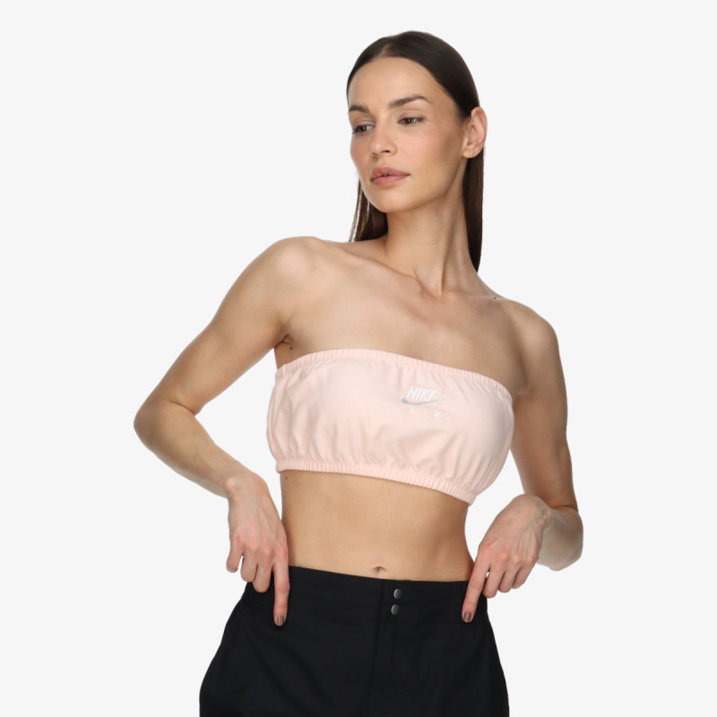 Nike Rövidített póló W NSW AIR PIQUE TOP BANDEAU 