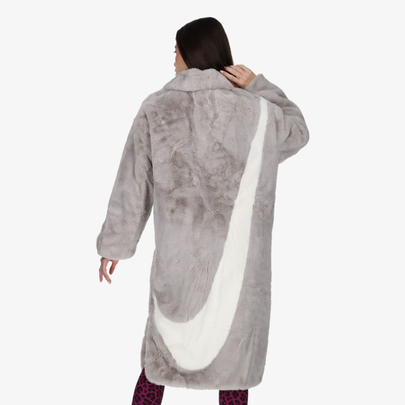 Nike Kabát W NSW FX FUR GFX AOP LNG JKT 