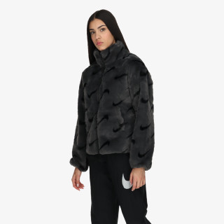 Nike Kabát W NSW FX FUR AOP JKT 