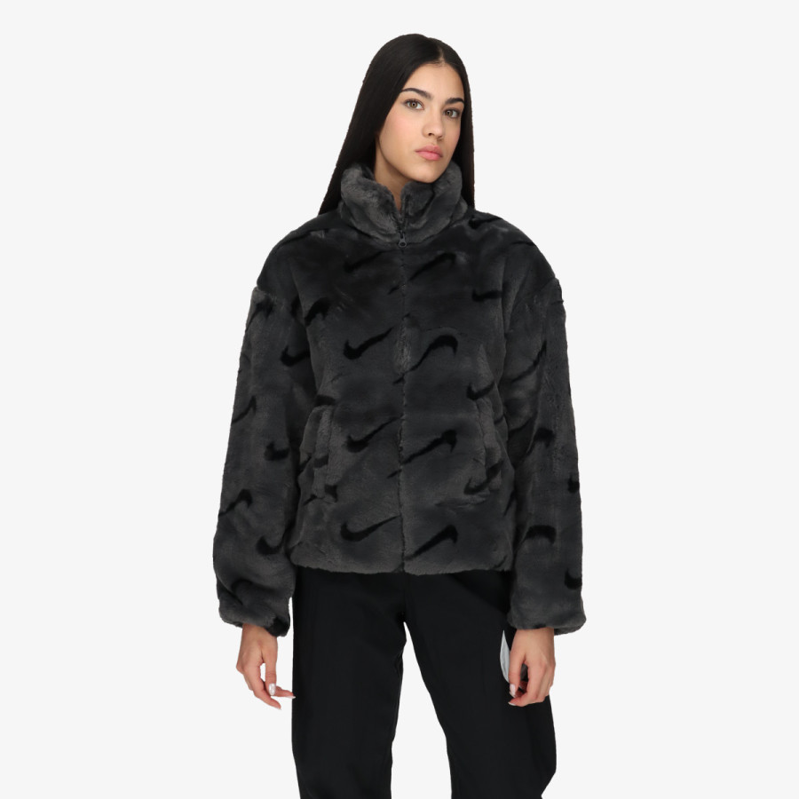 Nike Kabát W NSW FX FUR AOP JKT 