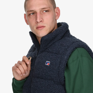 Russell Athletic Mellény DARREN-PADDED SHERPA GILET 