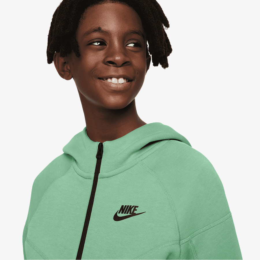 Nike Pulóver B NSW TECH FLC FZ 