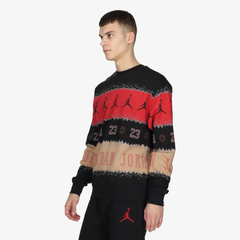 Nike Pulóver M J ESS MMBR HLDY FLC CREW 