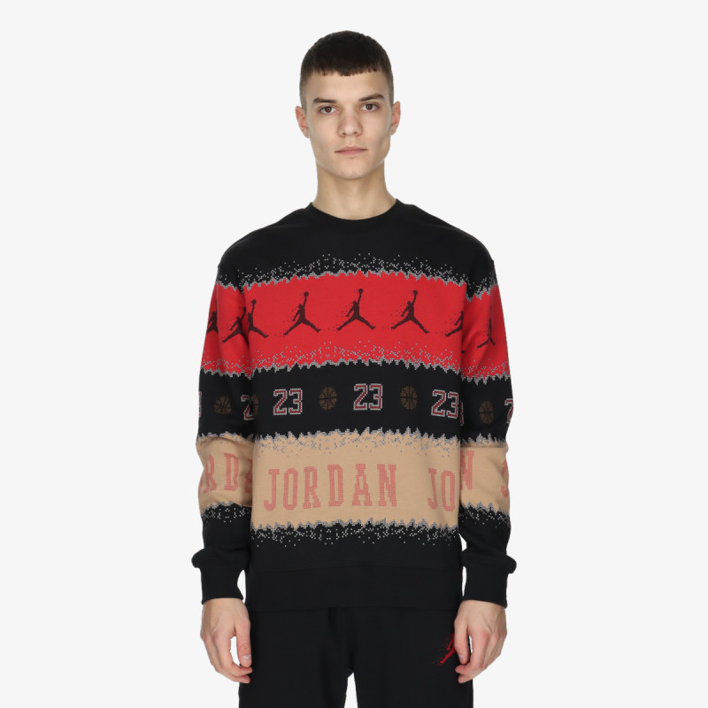 Nike Pulóver M J ESS MMBR HLDY FLC CREW 