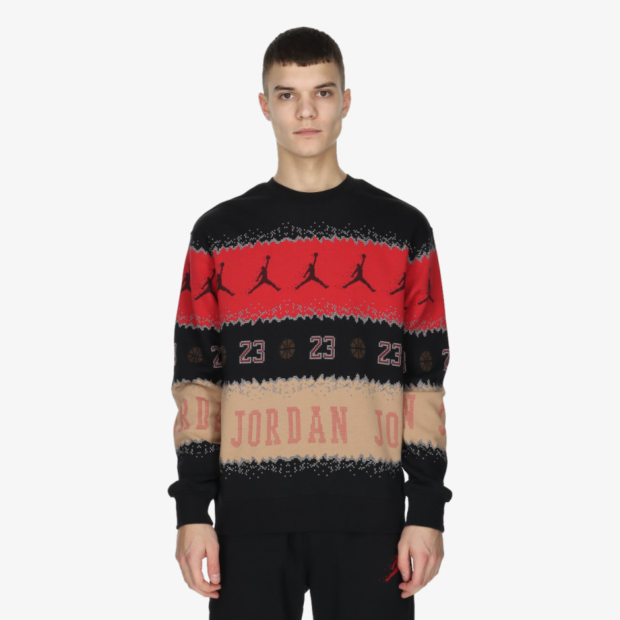 Nike Pulóver M J ESS MMBR HLDY FLC CREW 