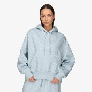 Nike Pulóver W NSW PHNX FLC OOS AOP HDY 