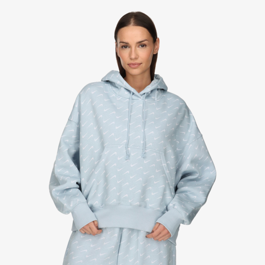 Nike Pulóver W NSW PHNX FLC OOS AOP HDY 
