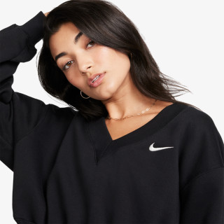 Nike Hosszú ujjú póló W NSW PHNX FLC CROP VNECK 