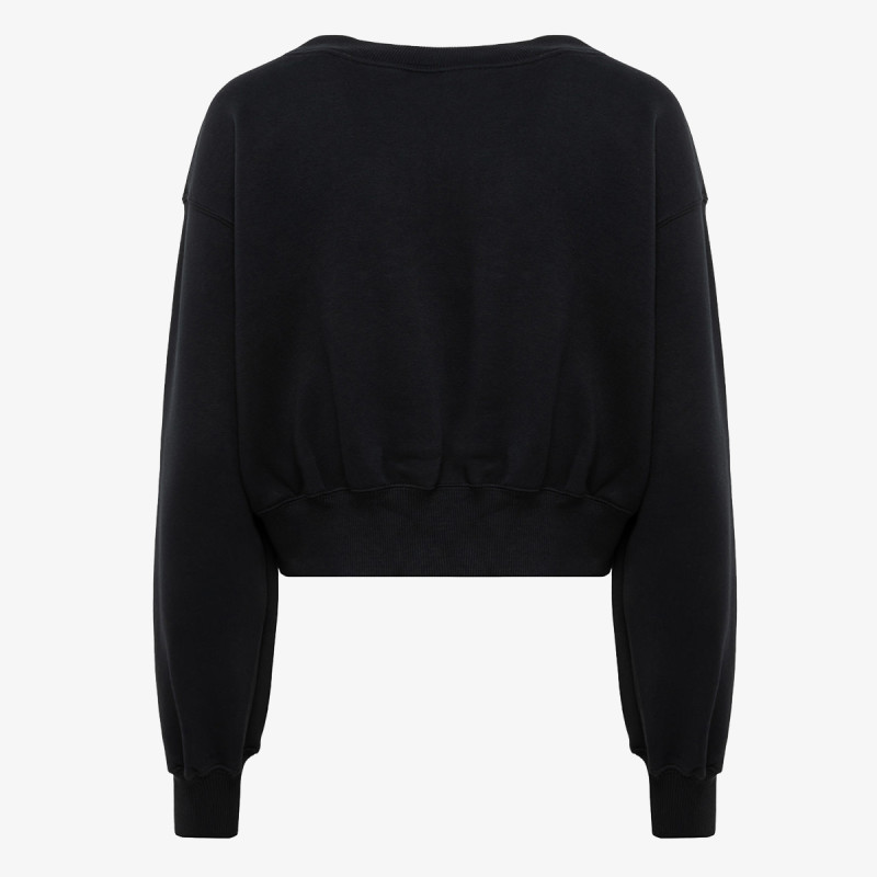 Nike Hosszú ujjú póló W NSW PHNX FLC CROP VNECK 