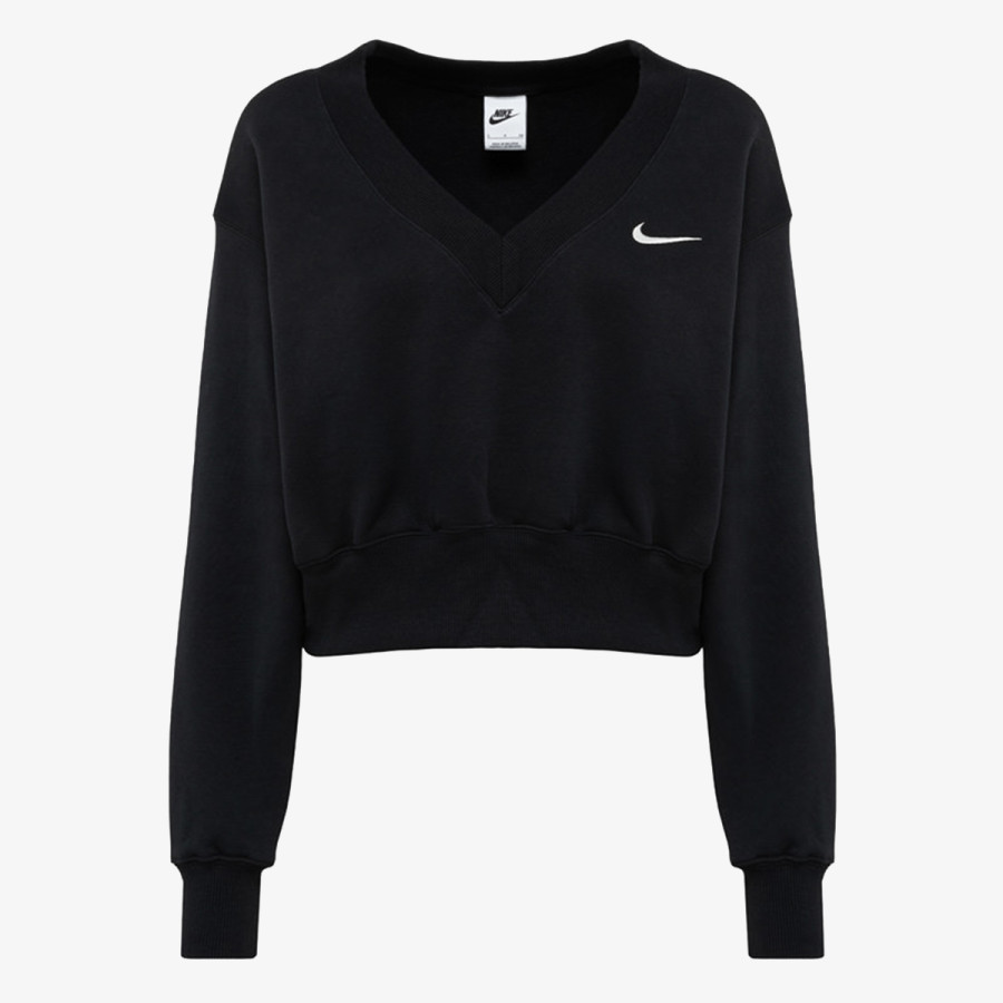 Nike Hosszú ujjú póló W NSW PHNX FLC CROP VNECK 