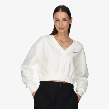 Nike Hosszú ujjú póló W NSW PHNX FLC CROP VNECK 