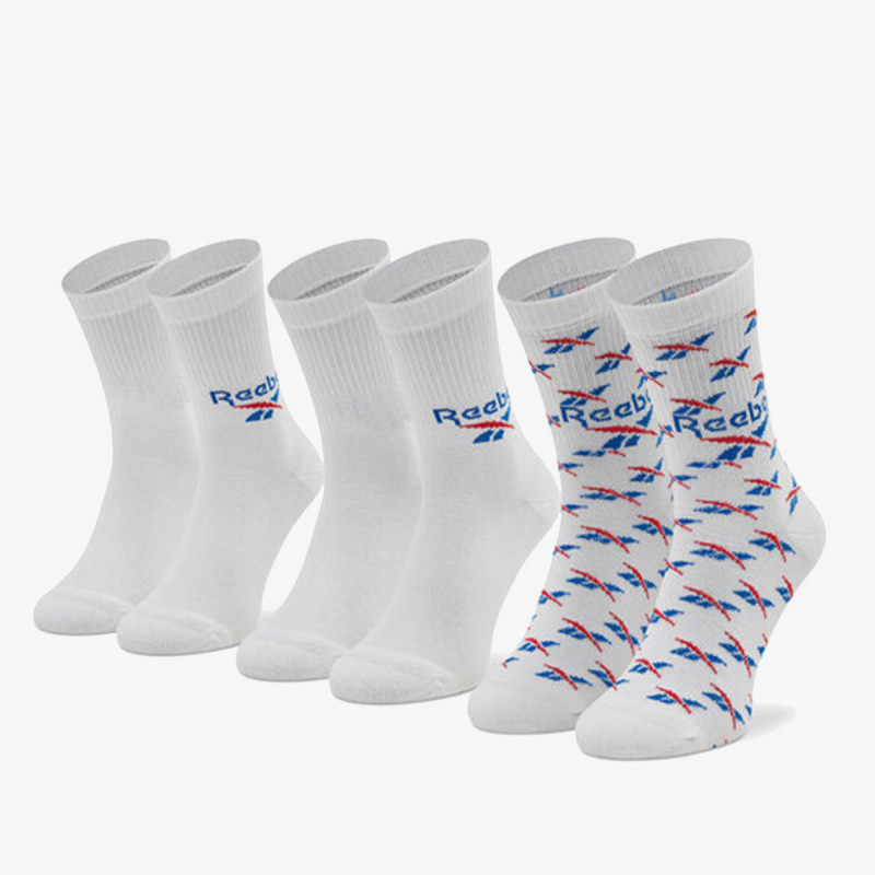 Reebok Zokni CL FO Crew Sock 3P 