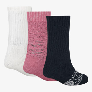 JORDAN Zokni JHG FLORAL LACE 3PK CREW 