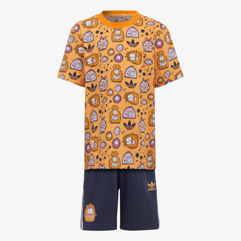 Adidas Rövidnadrágok és pólók SHORT TEE SET 