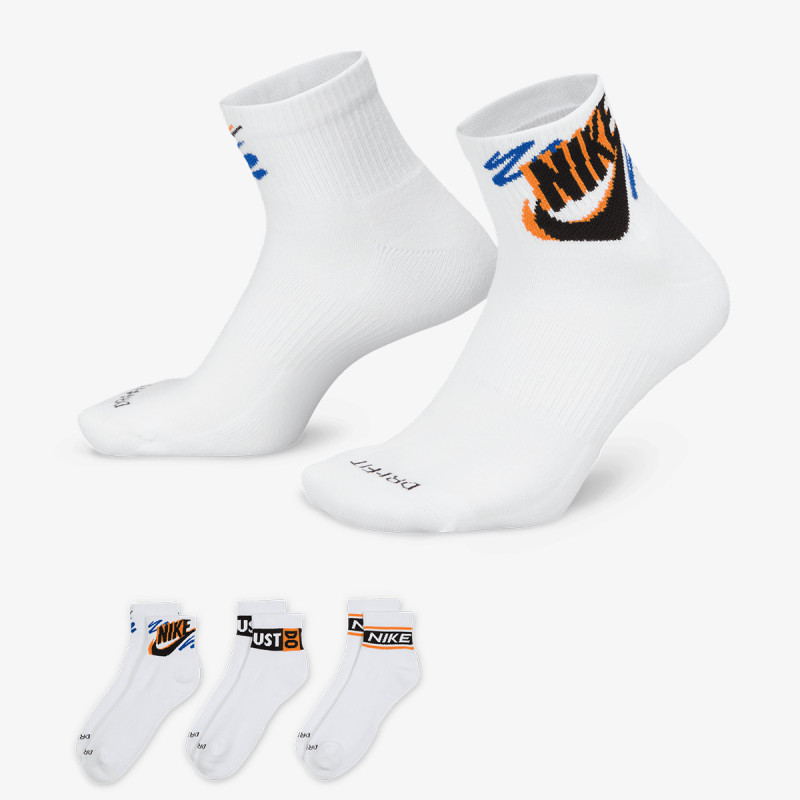 Nike Zokni U NK ED PLS ANKLE 3P SPORT 144 