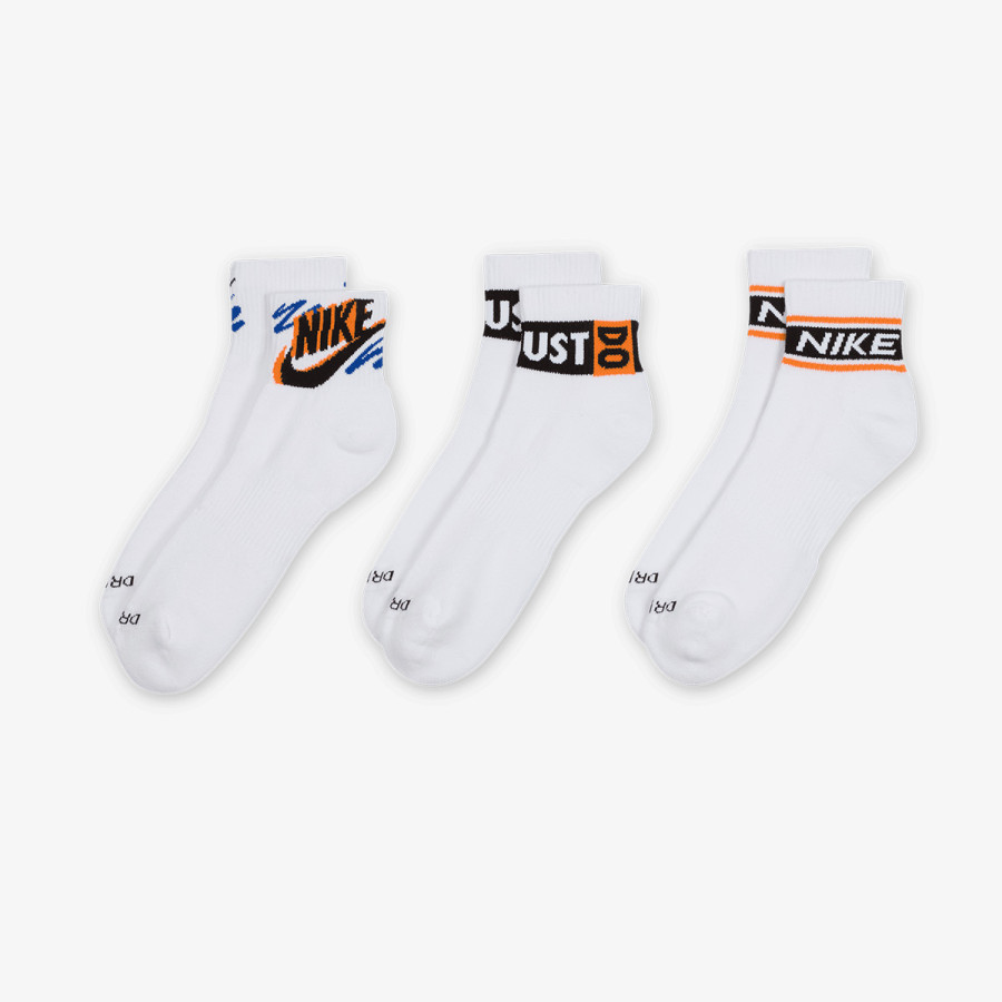 Nike Zokni U NK ED PLS ANKLE 3P SPORT 144 