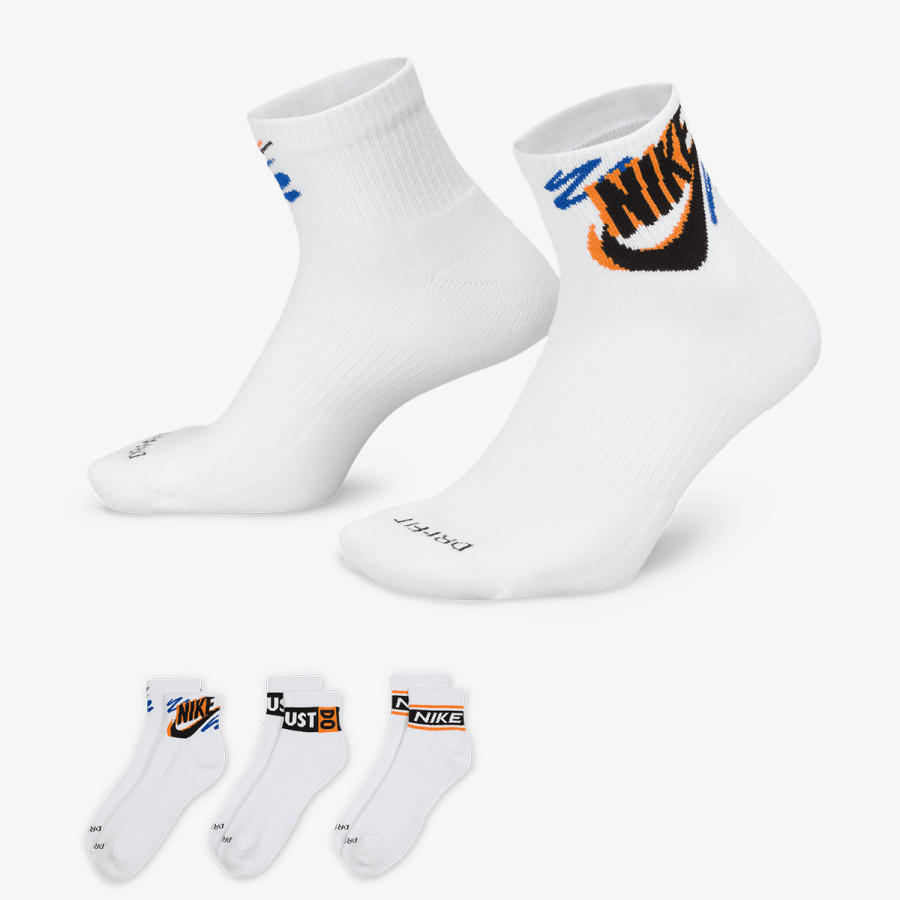 Nike Zokni U NK ED PLS ANKLE 3P SPORT 144 