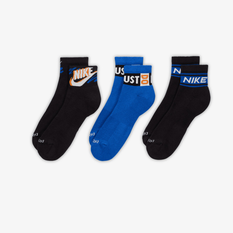 Nike Zokni U NK ED PLS ANKLE 3P SPORT 144 