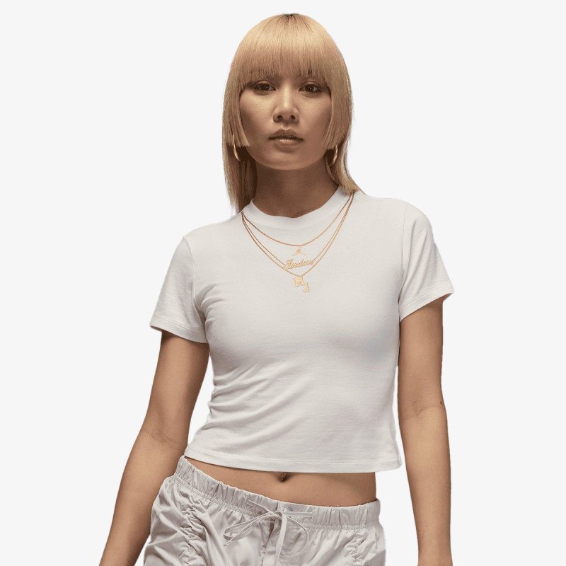 Nike Póló W J FLT SS TMID GFX TEE CHN 