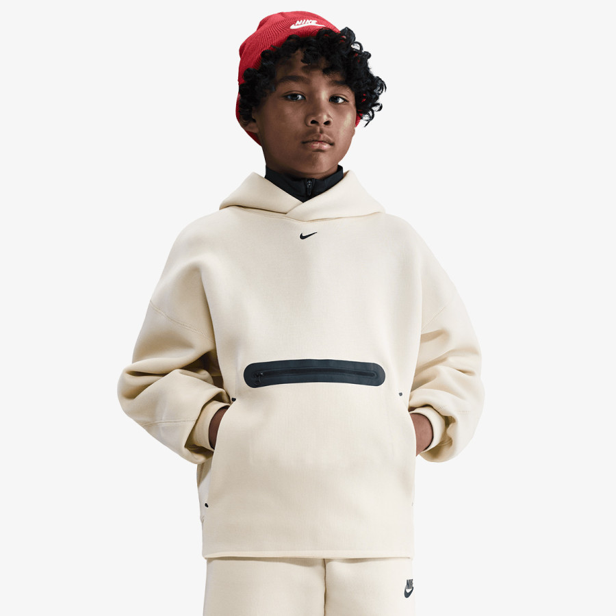 Nike Pulóver B NSW TCH FLC OVRS PO HDY-PD 