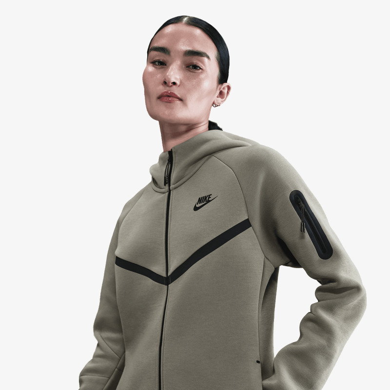 Nike Pulóver W NSW TCH FLC WR FZ HDY 2 