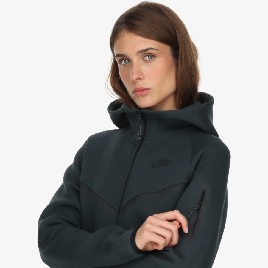 Nike Pulóver W NSW TCH FLC WR FZ HDY 2 