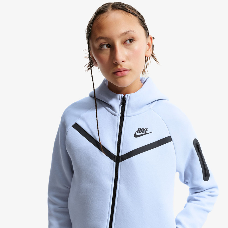 Nike Pulóver G NSW TCH FLC HD FZ LS - PD 