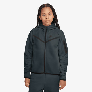 Nike Pulóver G NSW TCH FLC HD FZ LS - PD 