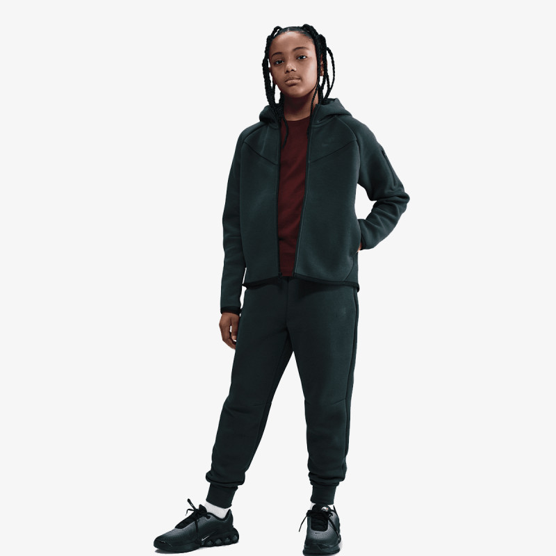 Nike Pulóver G NSW TCH FLC HD FZ LS - PD 