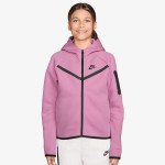 Nike Pulóver G NSW TCH FLC HD FZ LS - PD 