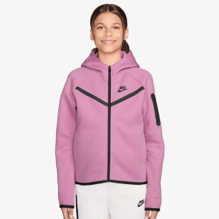 Nike Pulóver G NSW TCH FLC HD FZ LS - PD 