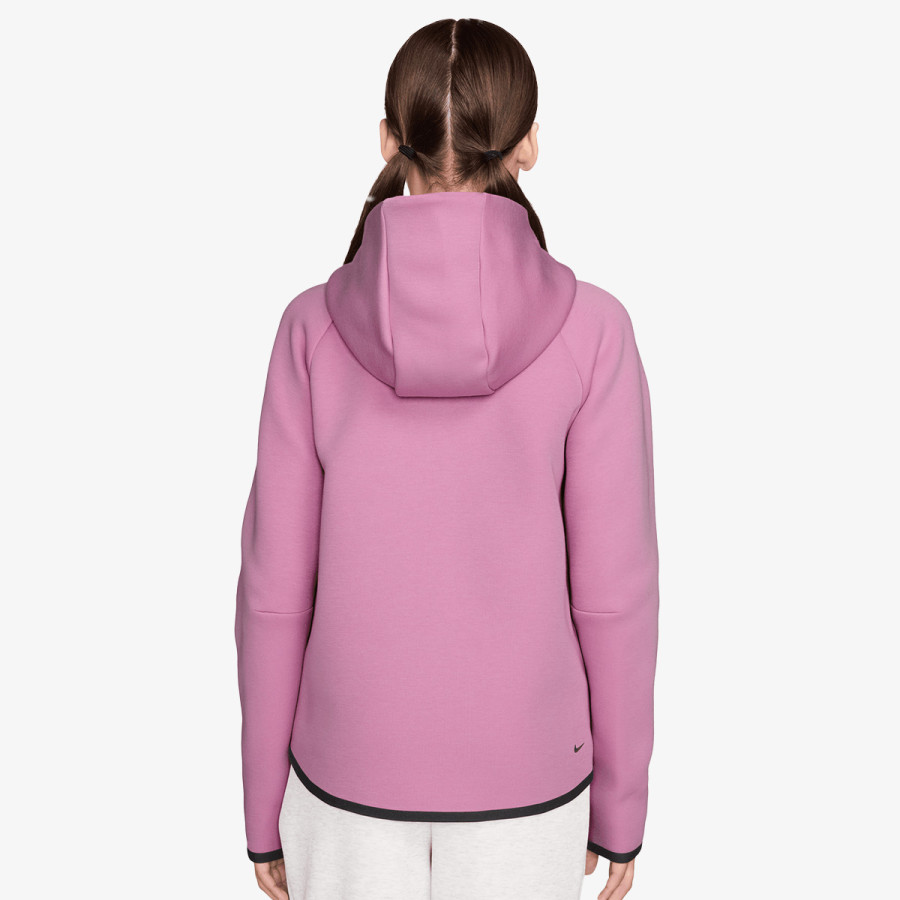 Nike Pulóver G NSW TCH FLC HD FZ LS - PD 