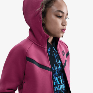 Nike Pulóver G NSW TCH FLC HD FZ LS - PD 