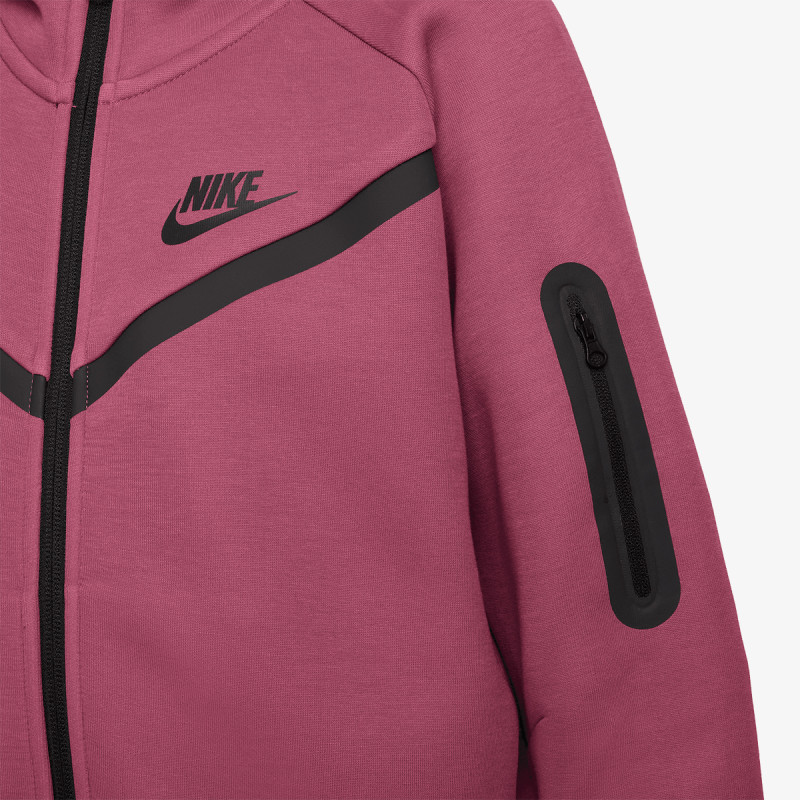 Nike Pulóver G NSW TCH FLC HD FZ LS - PD 