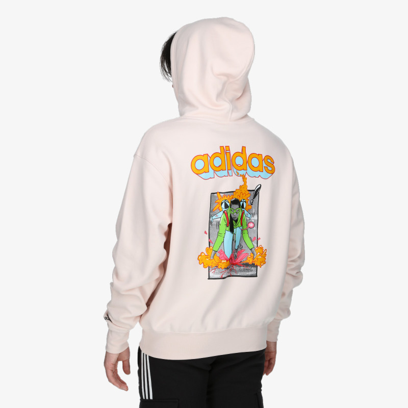 Adidas Pulóver 3D P TREF HOODY 