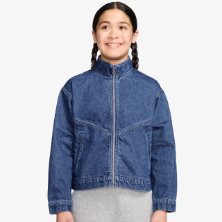 Nike Pulóver G NSW WR DENIM JACKET 