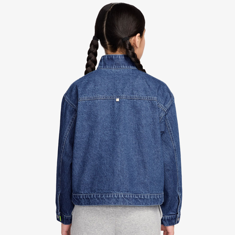 Nike Pulóver G NSW WR DENIM JACKET 