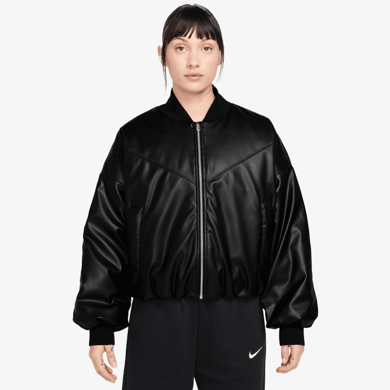 Nike Kabát W NK TF PLEATHER BOMBER JKT 