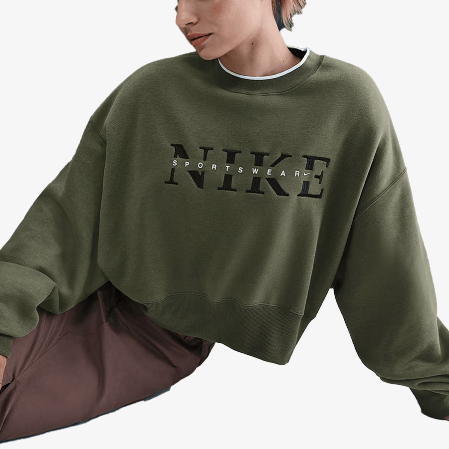 Nike Pulóver W NSW PHNX FLC CREW GLS 