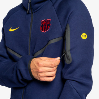 Nike Pulóver FCB M NK TCH FLC FZ WR HOODIE 