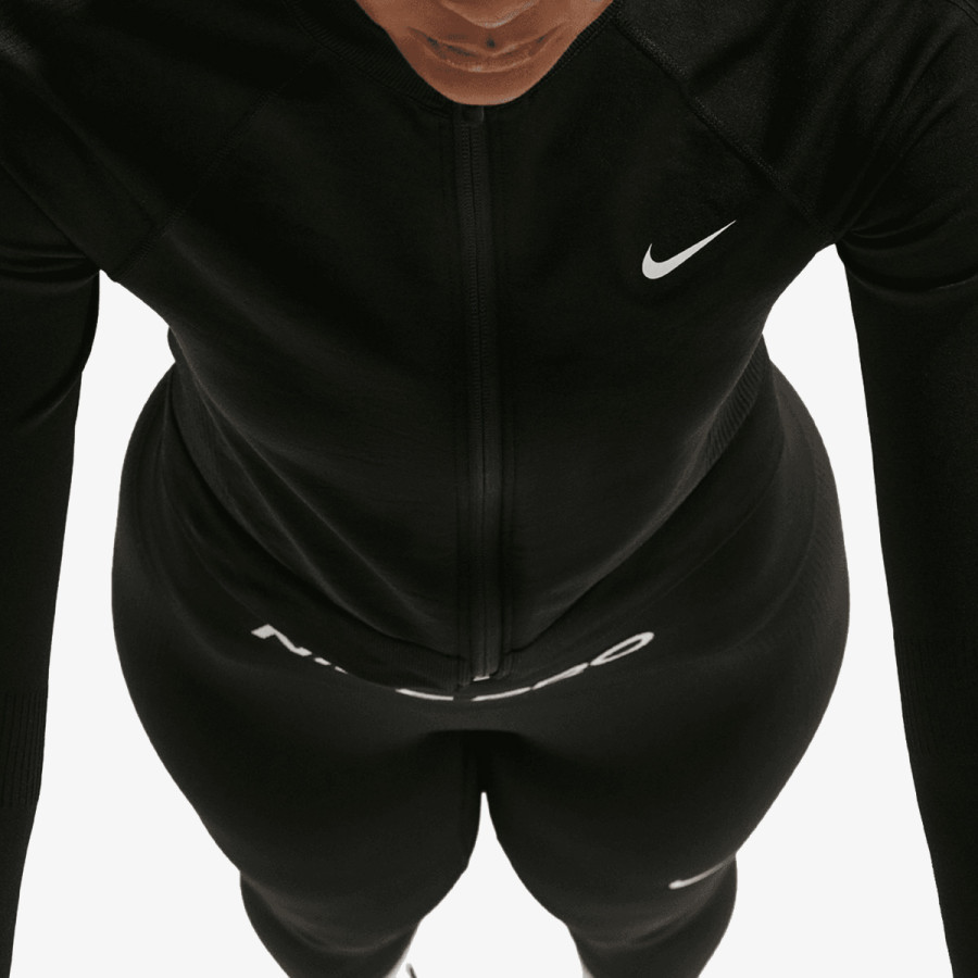 Nike Hosszú ujjú póló W NP DF SMLS FZ MIDLAYER WT 
