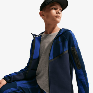 Nike Pulóver B NSW TCH FLC FZ AOP 