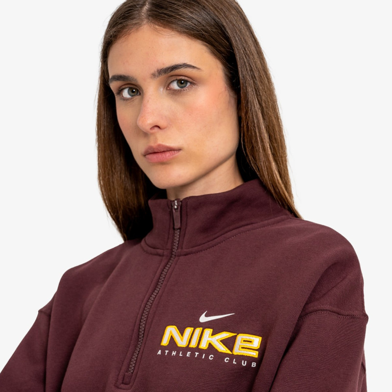 Nike Hosszú ujjú póló W NSW CLS+ FLC QZ TOP 