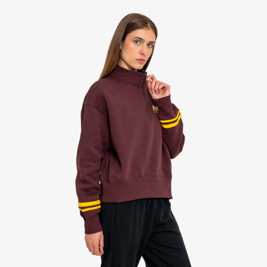 Nike Hosszú ujjú póló W NSW CLS+ FLC QZ TOP 