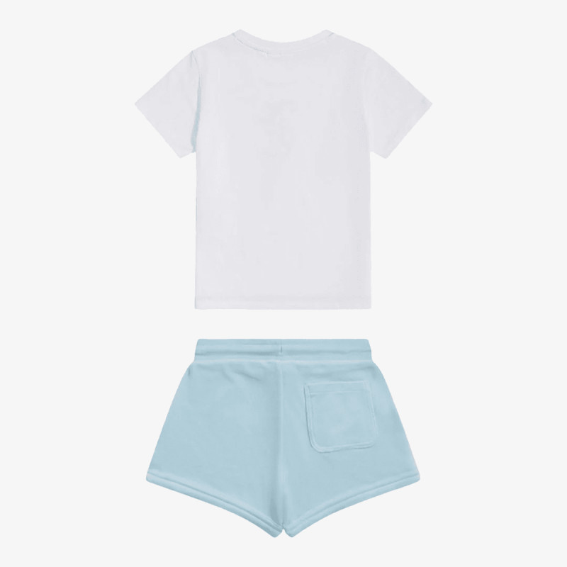 Juicy Couture Melegítő JC Logo Tee & Velour Short Set 